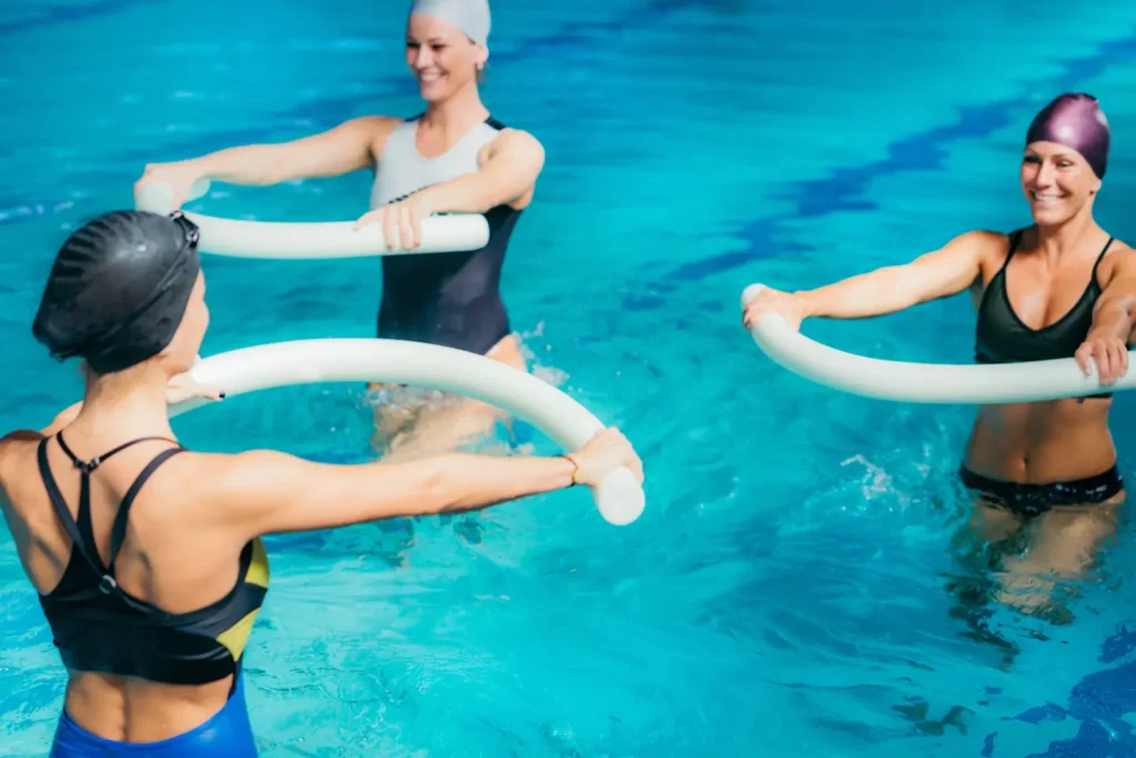 Swim central female only aqua aerobics